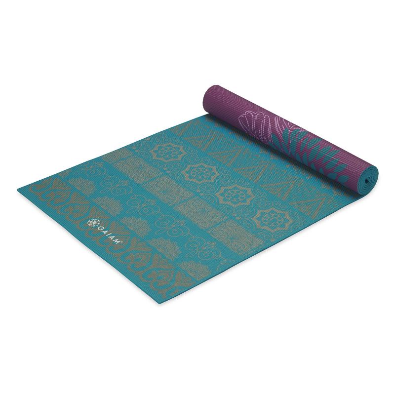 Double-sided Yoga Mat "KIKU" 6 MM lila nadrág