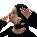 head QCY Melobuds N60 In-Ear Wireless Headphones with LDAC and ANC Noise Cancellation - White biały headsets