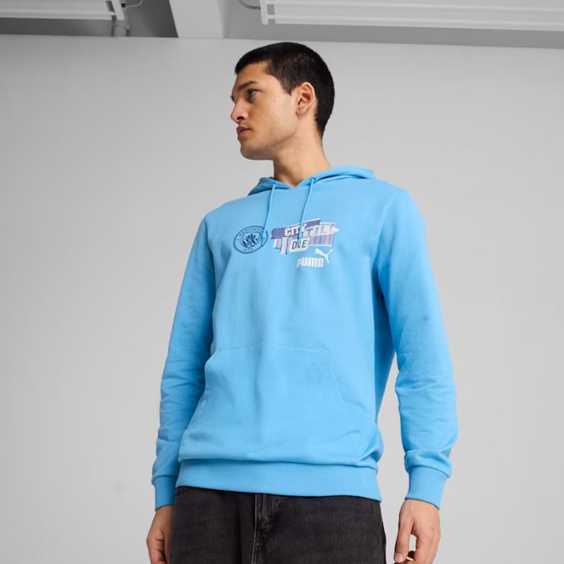Puma Manchester City FtblNRGY Hoodie M 779120-39 Kapucnis pulóver