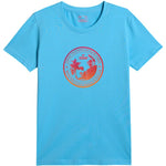 4F Women's T-shirt F2718 33S kék póló 4FWSS26TTSHF271833S