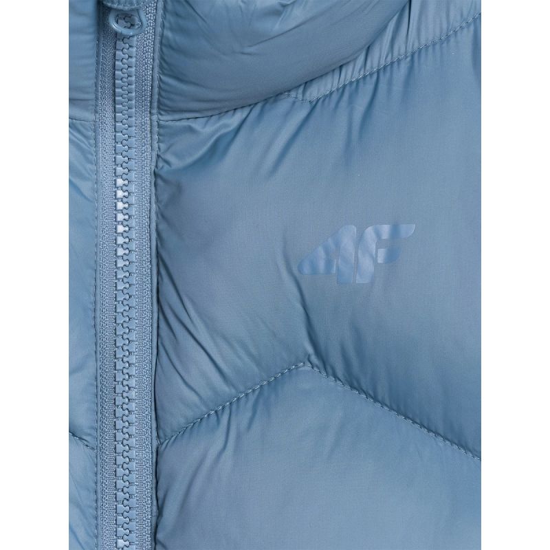 Boy's down vest with synthetic filling 4F 4FJRAW25TVJAM325-32S kabát
