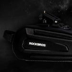 Rockbros B69 bicycle saddle 1.8l with easy release system - black fekete táska