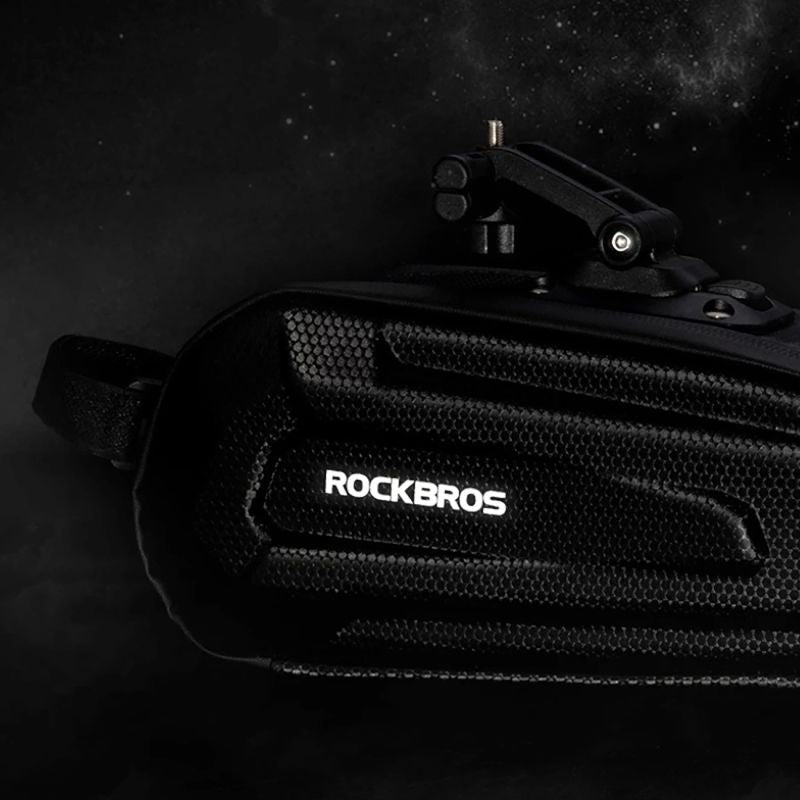Rockbros B69 bicycle saddle 1.8l with easy release system - black fekete táska