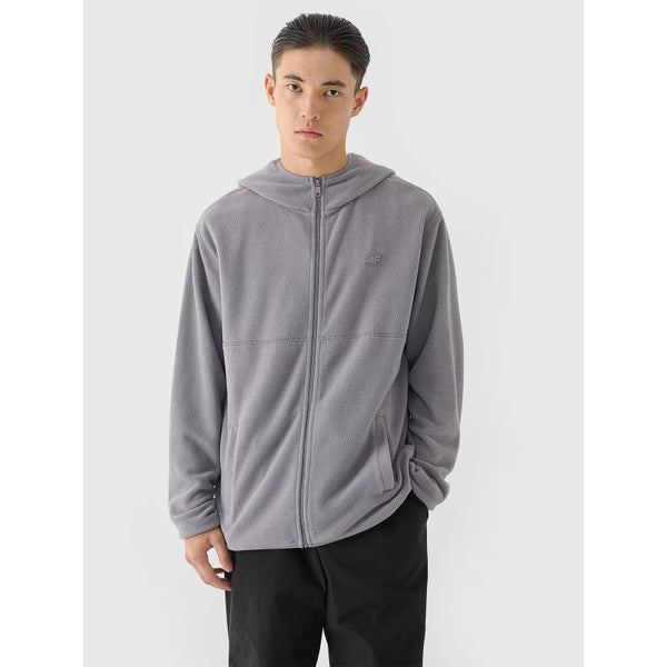 4f Men's regular fleece with hood 4FWMM00TFLEM317-25S General