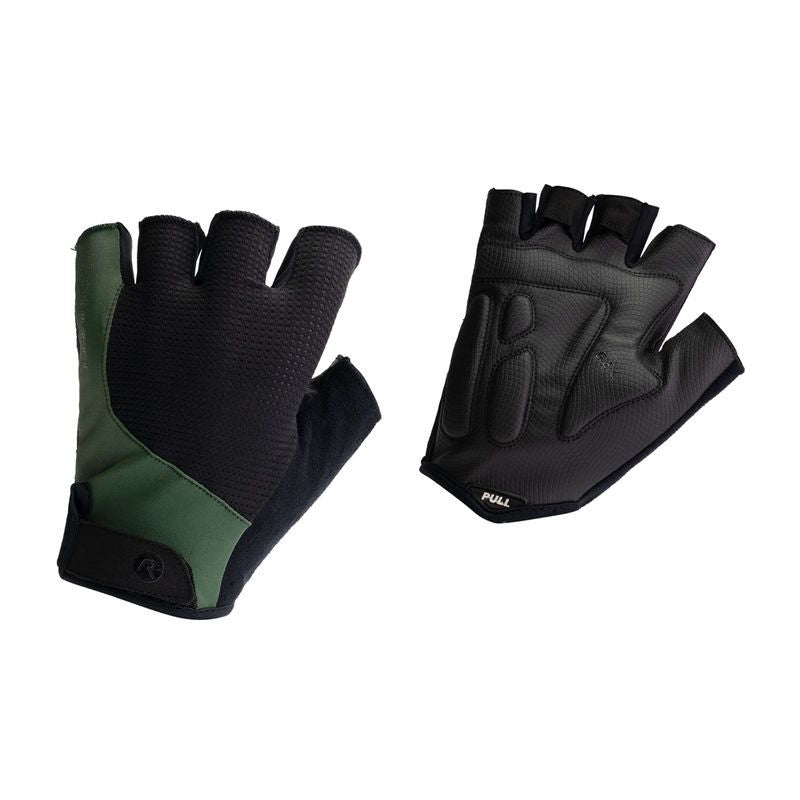 Rogelli ESSENTIAL gloves black and green