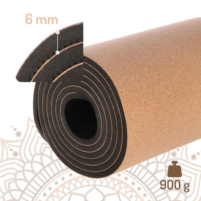 HMS Ym11 Tpe Yoga Mat Cork jóga matrac 17-44-230