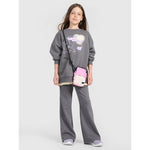 Oversized sweatshirt without a hood for girls 4F 4FJRAW25TSWSF2438-22S pulóver