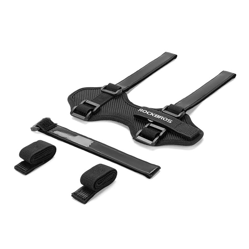 Rockbros 50210064001 Velcro Bike Strap for Bluetooth Speaker or Water Bottle - Black fekete water bottles, bluetooth speakers, belts, training equipment