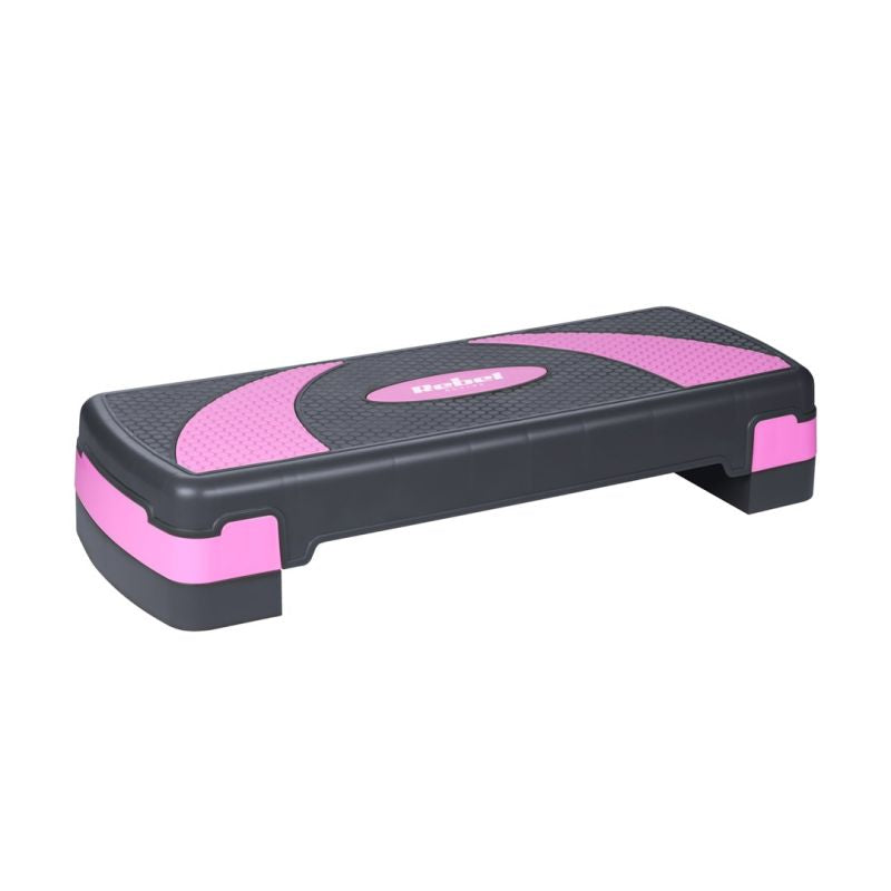 Rebel Aerobics and Fitness Step ACTIVE, 3 Levels, Grey-Purple lila edzéssegítő RBA-3225-PU