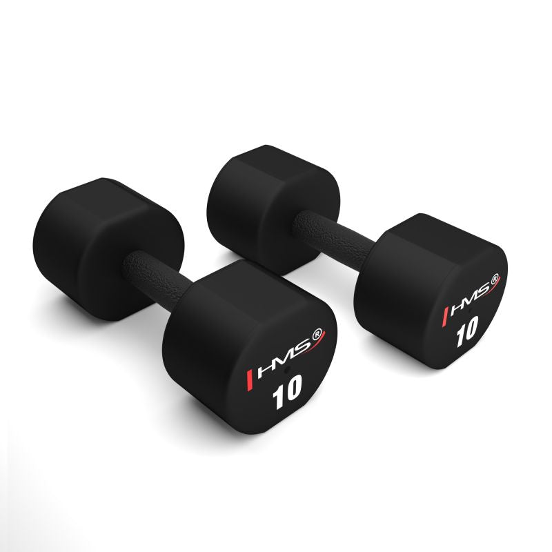 HMS HPT10 2 x 10 KG POLYURETHANE TPU Dumbbells papucs 17-66-219