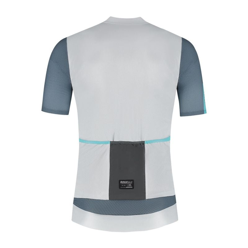 Rogelli FAST T-shirt gray- menta póló