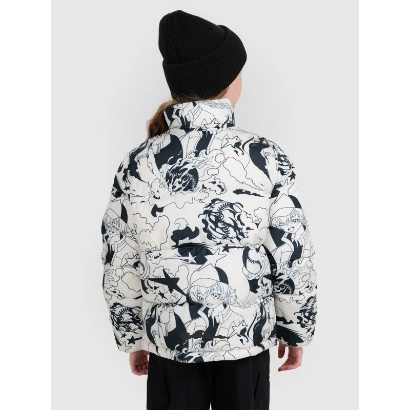 Girls' synthetic-filled down 4F 4FJRAW25TDJAF0748-11A kabát