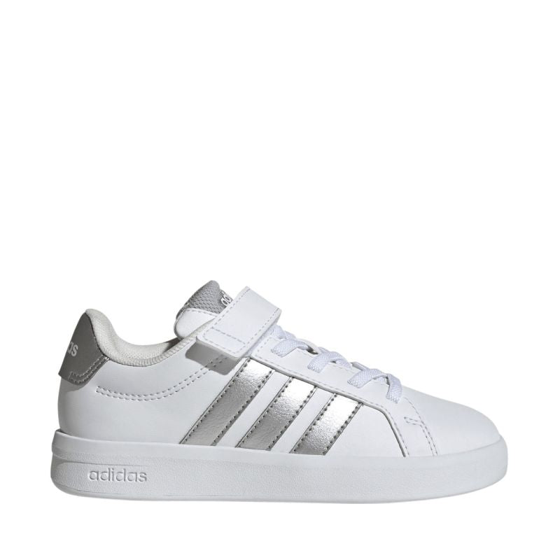 Adidas Grand Court 3.0 Kids' White and ezüst cipő