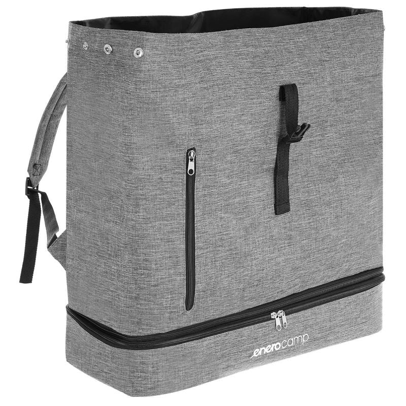 Enero Camp Grey Backpack With Thermal Insulation Compartment szürke hátizsák