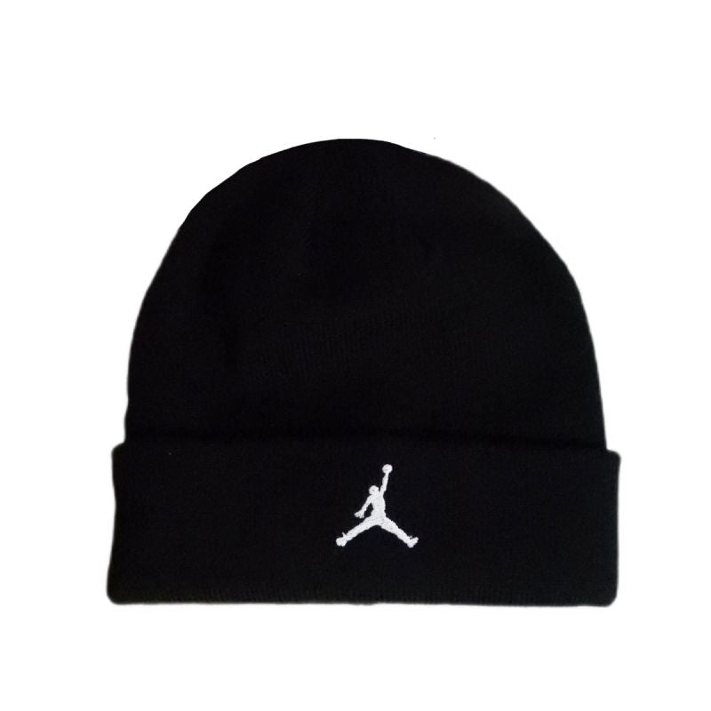 AIR Jordan Essential Beanie Set Black - uniwersalny hats, gloves