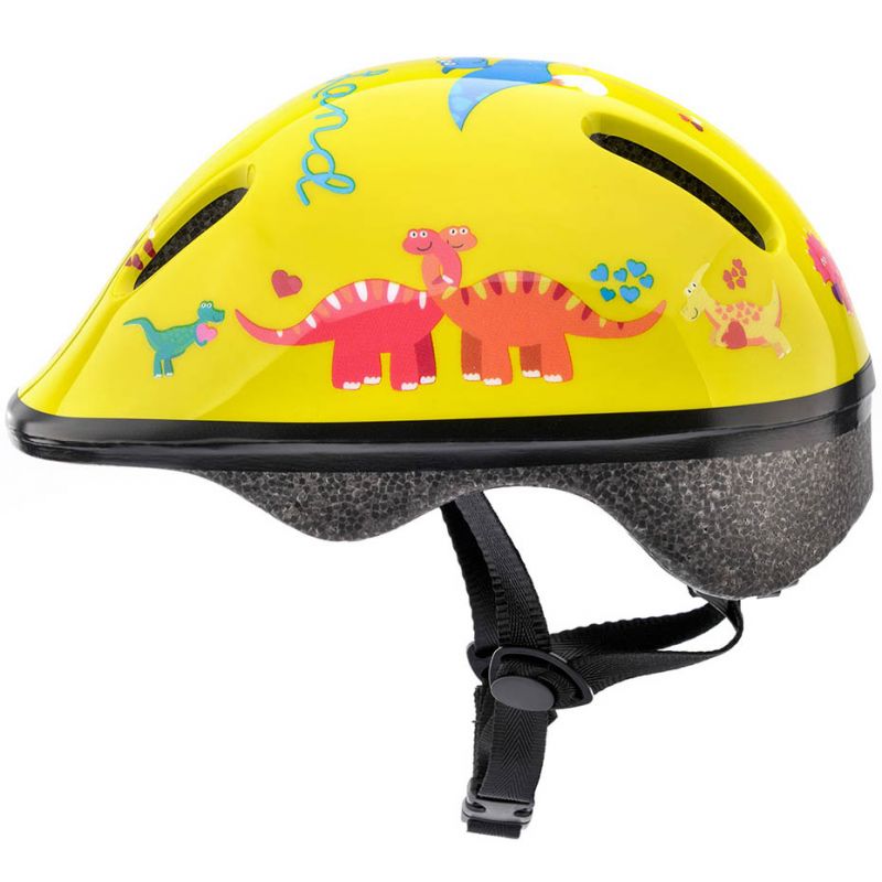 Meteor KS06 Dino bicycle helmet size XS 44-48 cm Jr sárga helmets
