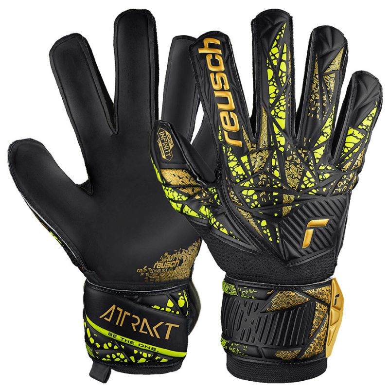 Reusch Attrakt Infinity Finger Support gloves 54 70 710 7739 Kesztyű