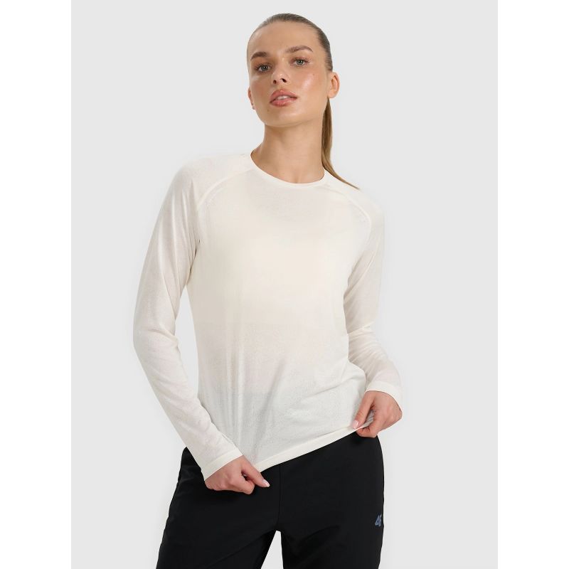 Women's quick-drying trail running longsleeve 4F 4FWAW25TFLOF415-11S nadrág