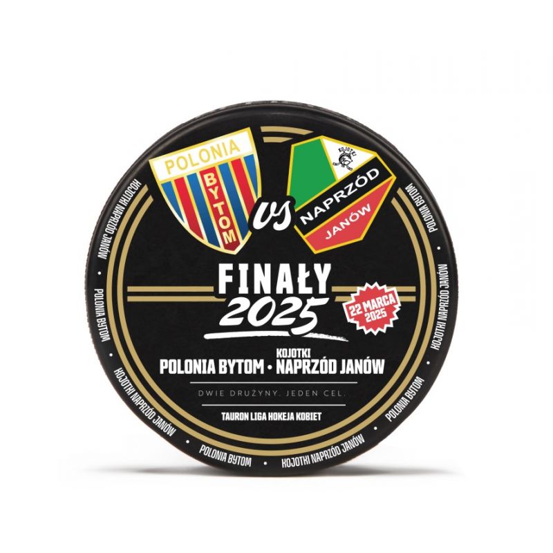 Inny Polonia Bytom Hockey Puck Final 25 SREBKRFL Rajongói termék fekete
