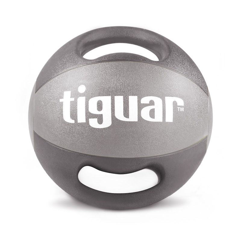 Tiguar Medicine ball with handles 8 kg szürke kiegészítő TI-PLU008