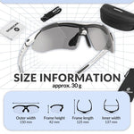 Rockbros sports glasses model 0089 transp glasses, training equipment