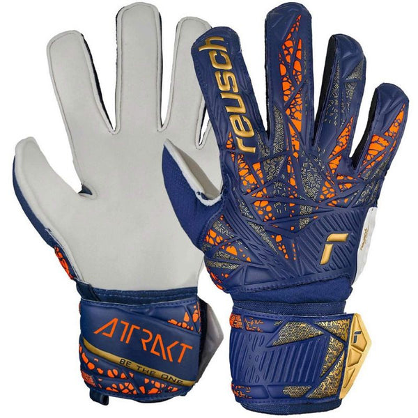 Reusch Attrakt Solid Jr 5472515 4410 goalkeeper gloves Kesztyű