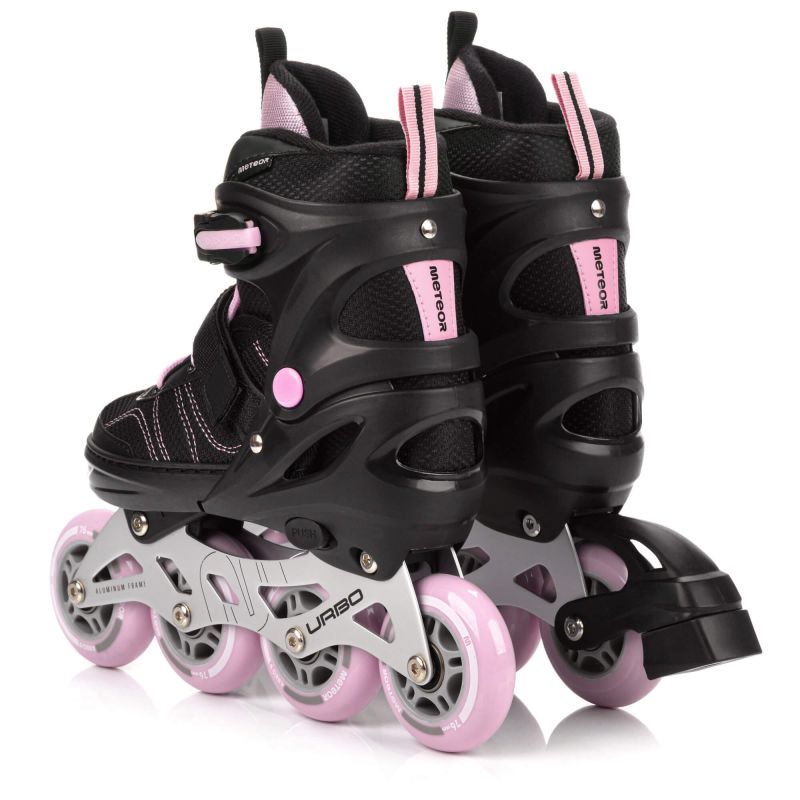 Meteor Roller Skates L 38-41 Urbo Black/Pink