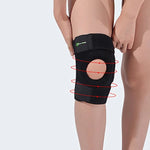 Rockbros sports protector for patella and knee joint size - black fekete protectors and knee pads