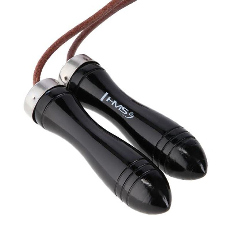 HMS Sk43 Leather Skipping Rope fekete edzéssegítő 17-36-043