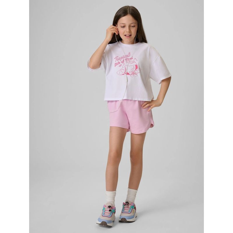 4F Girls' cotton T-shirt 158/164 ruházat 4FJRSS26TTSHF3983-11S