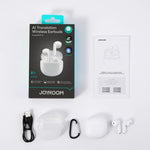 head Joyroom JR-FB1 Funpods Bluetooth 6.0 In-Ear TWS Wireless Headphones with AI Functions - White fehér headsets