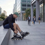 Na22151 Armour Gray Roller Skates Size 41 Nils Extreme szürke görkorcsolya