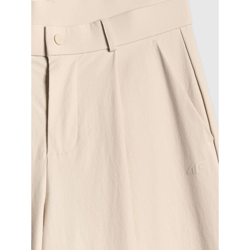 Women's wide leg trousers 4F