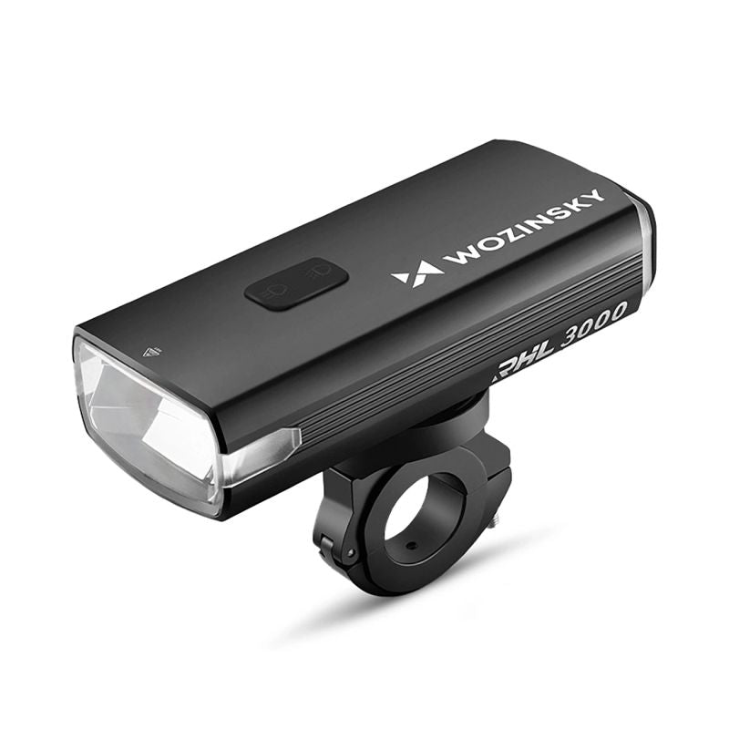 Wozinsky Front Bike Light + USB-C Cable (3000 lm) - Black fekete elektronika 304004-184329