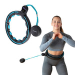 HMS Hhm17 Hula Hop Black/Turquoise With Magnets And Weight + Counter fekete edzéssegítő 17-44-589