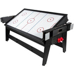 Enero 4-IN-1 MULTIGAMING TABLE BILLIARDS TABLE TENNIS HOOK-UP DINING TABLE .1x81.3CM fekete table games, tables