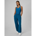 Women's quick-drying wide-leg trousers 4F