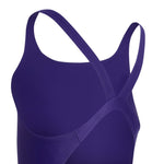 Adidas V-back kids' swimsuit lila úszóruha KS2955