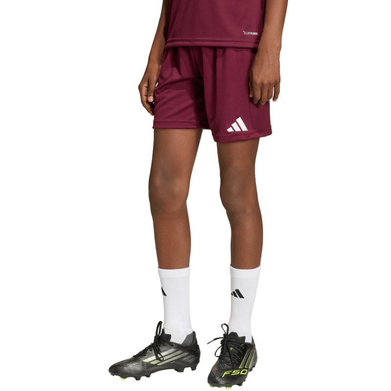 adidas Entrada 26 burgundy kids' JZ6527 104cm short