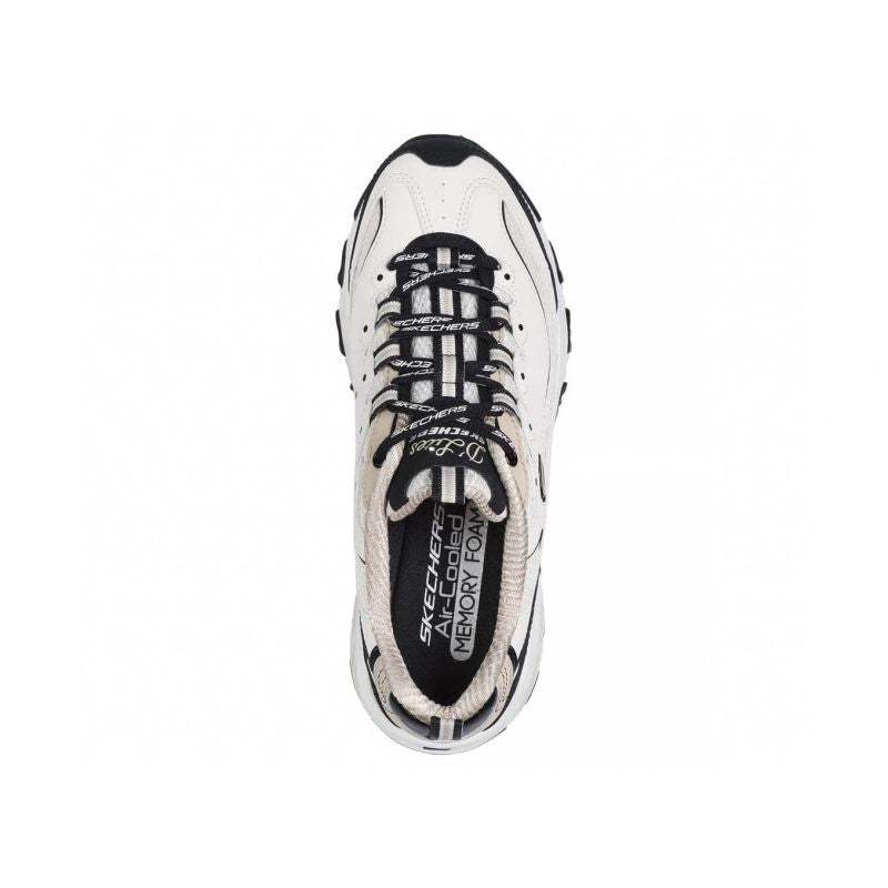 Skechers D'Lites Retro Rewind 150536-NTBK Natural/Black fekete utcai cipő