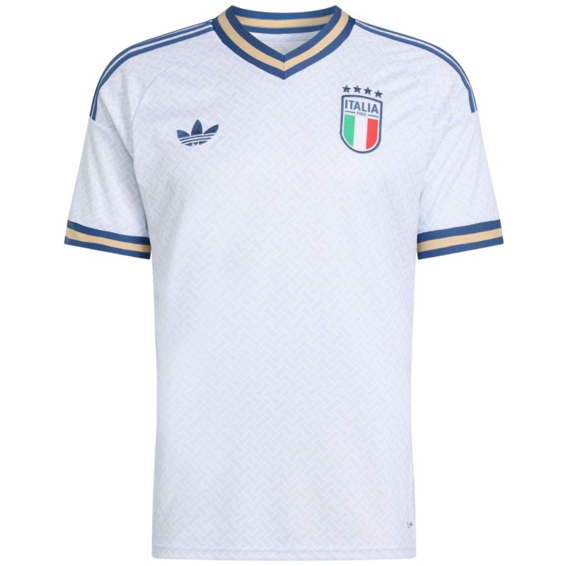 Men's adidas Italy 26 Away Jersey white and KC8704 kék póló