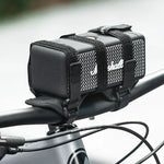 Rockbros 50210064001 Velcro Bike Strap for Bluetooth Speaker or Water Bottle - Black fekete water bottles, bluetooth speakers, belts, training equipment