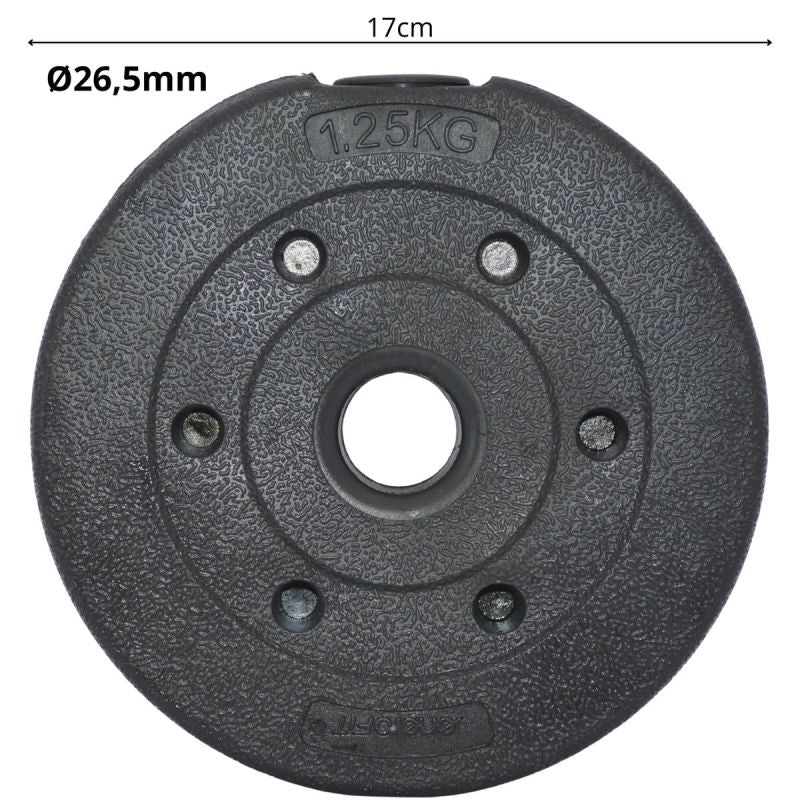 Enero Concrete Load 1.25 Kg Fit ø26.5 weight, strength training equipment, training equipment