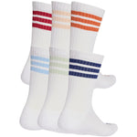 Adidas 3-Stripes Essentials Cushioned Crew 6 Pack Socks White KE5493