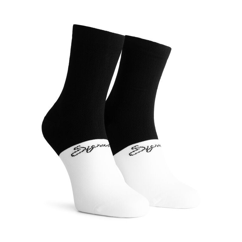Rogelli SIGNATURE socks black and white fehér zokni