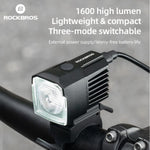 Rockbros front bike light black