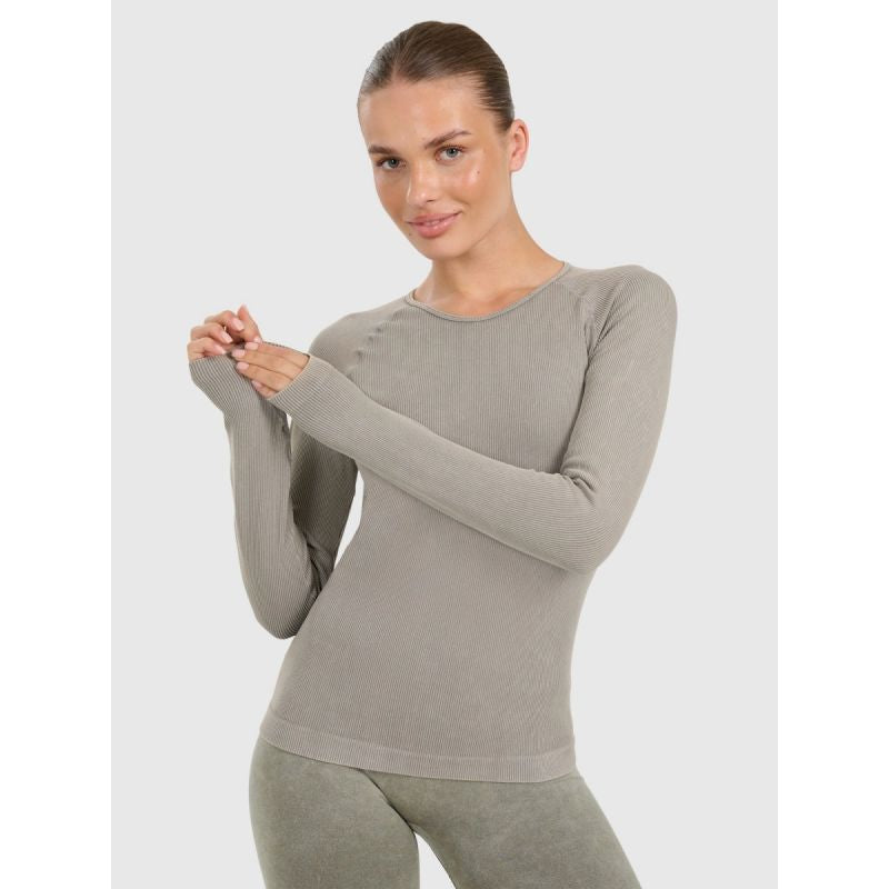 Women's quick-drying slim longsleeve for yoga and pilates 4F 4FWAW25TFLOF429-41A xs/s nadrág