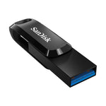 SanDisk Ultra Dual GO SDDDC3-128G-G46 pendrive (128GB; USB 3.0, USB-C; ) fekete kabát