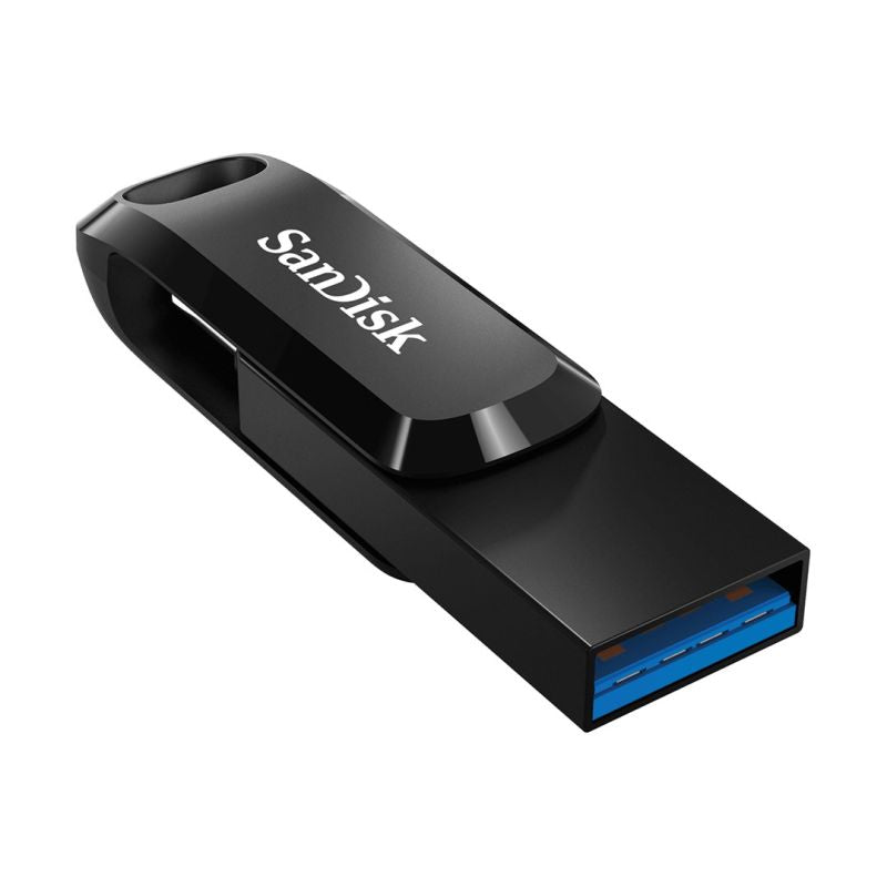 SanDisk Ultra Dual GO SDDDC3-128G-G46 pendrive (128GB; USB 3.0, USB-C; ) fekete kabát