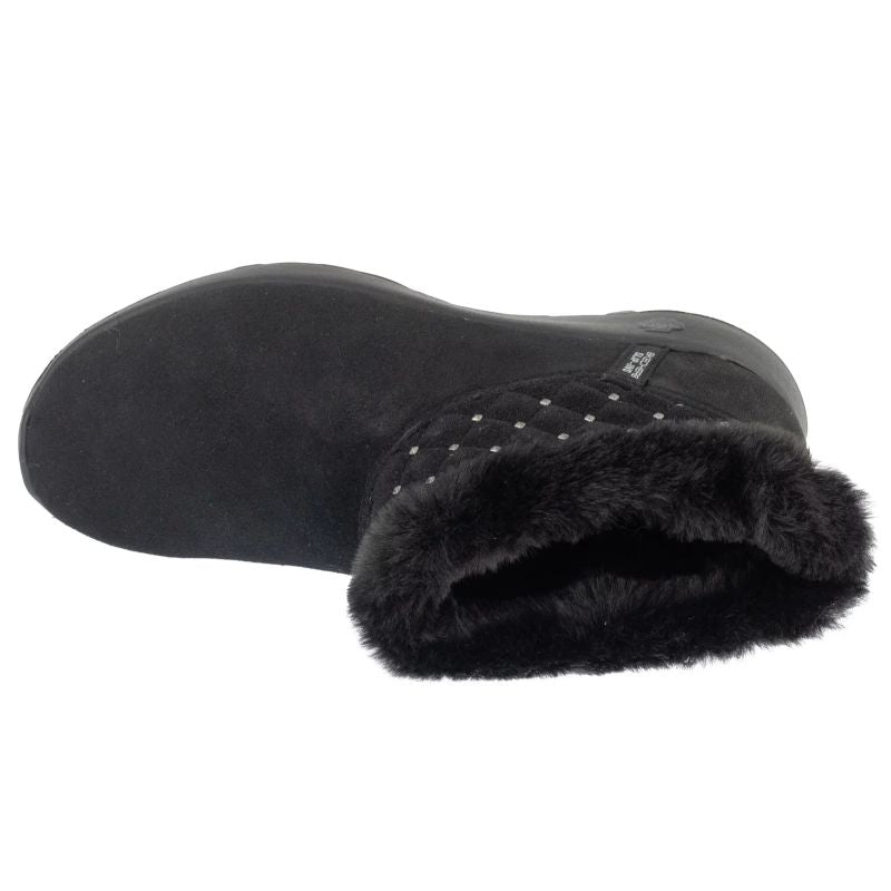 Skechers Slip-Ins: On-The-Go Joy - Cozy Shimmer Black fekete utcai cipő 144816-BBK